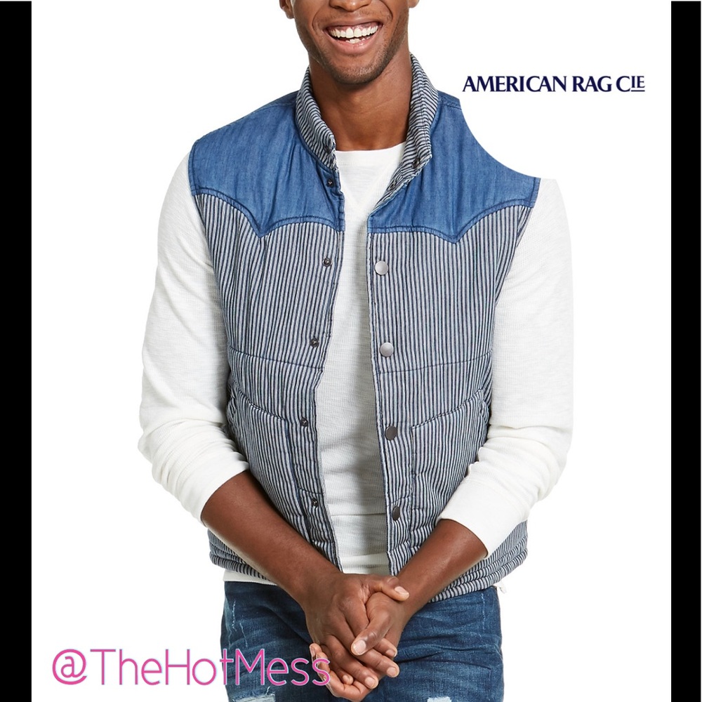 Quilted Color Block Vest